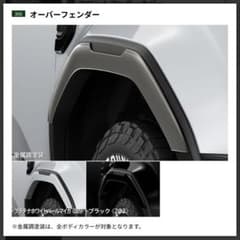 ランドクルーザー250 モデリスタ オーバーフェンダー プラチナホワイト 