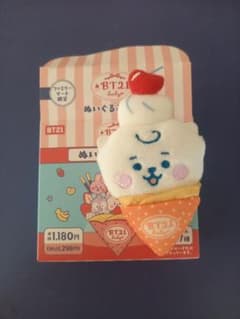 BT21 baby 봉제인형 배지 패밀리 마트 한정 RJ