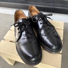 シーザー uk7 Dr.Martens 3ホール　イングランド製　ブラック シーザー様専用 uk7 Dr.Martens 3ホール イングランド製 ブラック