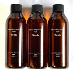 【新品未使用】無印良品 フレグランスオイル ウッディ 200ml×3のサムネイル