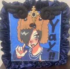 オリジナル 手描き イラスト デコレーションキャンバスアートボードのサムネイル
