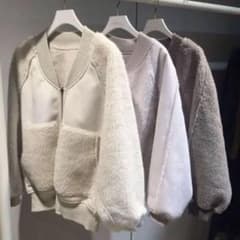 ボアブルゾン　冬用　厚め　暖かい　wclosetのサムネイル