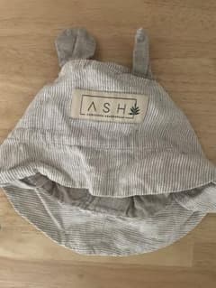 ASH ストライプ ベビーキャップ 49cmのサムネイル