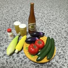 夏のよろこび 太陽のめぐみ 夏野菜 ミニチュアのサムネイル