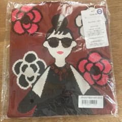 トートバッグ 女性のイラスト 花柄のサムネイル