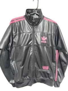 adidas CHILE62 VINTAGE ジャージ ブラック/ピンク - メルカリ