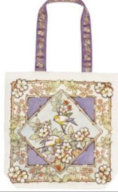 【新品】PAUL & JOE 花と鳥プリント トートバッグのサムネイル
