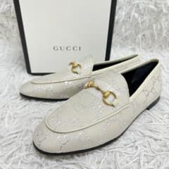 GUCCI ローファー 431467 ヨルダーン GG キャンバス - メルカリ