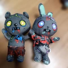 ZOMPETS2 ゾンペッツ ボールチェーンマスコット クマ ウサギ ゾンビ