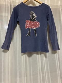 Hysteric Glamorネイビー 長袖Tシャツ グラフィックプリントのサムネイル