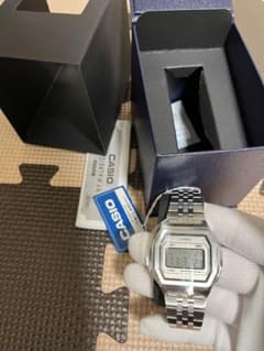 未使用品A1000A-7JF フルメタル CASIO フルコマ フィルム付き - メルカリ