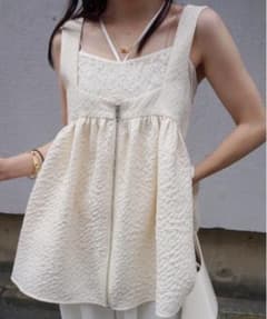 AMERI FOIL PRINT BABY TUNIC TOP アイボリー - メルカリ