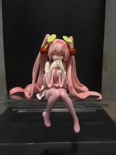 ＜中古＞桜ミク ぬーどるストッパー にっこりver 初音ミク 箱無し フィギュアのサムネイル