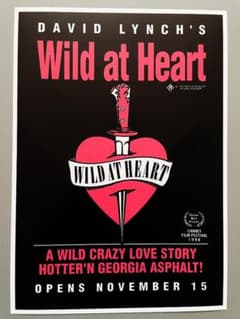 ワイルド・アット・ハート　USオリジナル映画ポスター オーストラリア版ポスター『ワイルド・アット・ハート』 - メルカリ