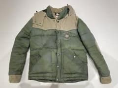 TCSS ダウンジャケット オリーブ×ベージュのサムネイル