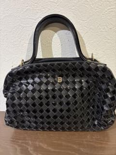 Bally :ブラックレザーハンドバッグ 最終値下げ価格にしました 