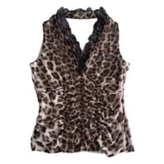 leopard lace no sleeve shirts epocaのサムネイル