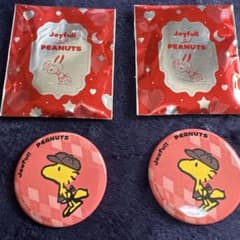Joyfull PEANUTS 缶バッジ 2個セットのサムネイル