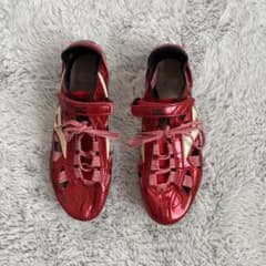 Mizuno all固定ピン スパイクシューズ レッド（短距離）総重量255g
