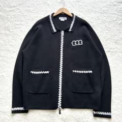 即完】TTTMSW 25ss Knit Polo Cardigan BLACK - メルカリ