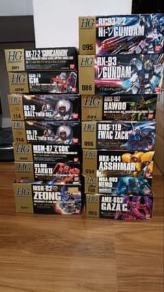 HGUC赤バンダイ14点セット HGUC赤バンダイ14点セット - メルカリ