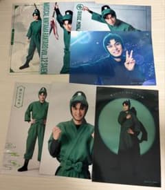 忍たま 忍ミュ 潮江文次郎 ブロマイド セット 渡辺和貴のサムネイル