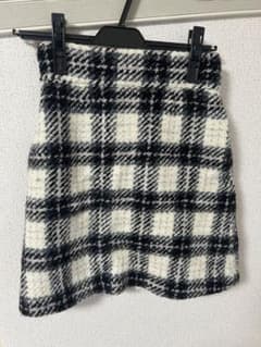 JILLSTUART 白黒チェック ミニスカート Mのサムネイル