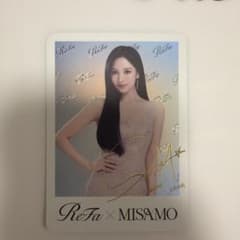 refa銀座店限定 misamoトレカ、リボン　ミナ ReFa × MISAMO MINA トレカ 銀座リファ 箔押し ホログラム日本 - メルカリ