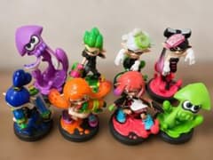 動作確認・初期化済】スプラトゥーン amiibo 8体セット バラ売り不可