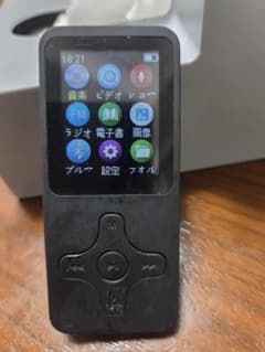 ポータブルMP3プレーヤー ブラック。ま 本体のみ ジャンク品 - メルカリ