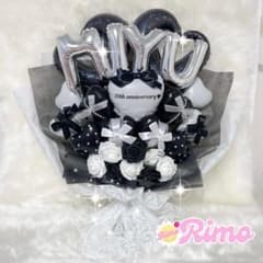 【らな様】1/19 福井着 時間指定あり バルーンブーケ 生誕祭 卒業式 ミニニットフラワーバルーンブーケ_卒業祝い/誕生日プレゼント