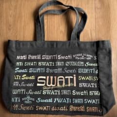 SWATi キャンバストートバッグ ブラックのサムネイル