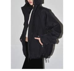 Todayful】Hoodie Puff Jacket サイズ38 Black - メルカリ