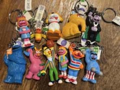 セサミストリート キーホルダー フィギュア 11個セット ヴィンテージ