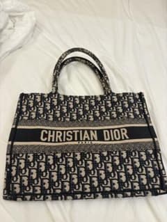 美品 Dior ディオール オブリーク ブックトート ミディアム 正規品のサムネイル