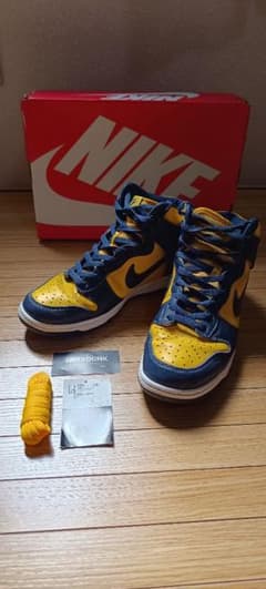 NIKE DUNK HIGH MICHIGAN 2020　スニーカー　ダンクのサムネイル