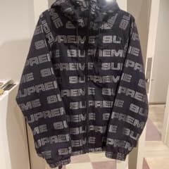 Supreme ジャガードロゴ総柄フードブルゾン Sサイズ - メルカリ