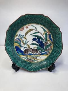 九谷焼　花鳥図飾り皿　山崎清山作 九谷焼 花鳥図飾り皿 山崎清山作 - メルカリ