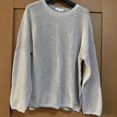 最終値下げ！！グローバルワーク　ラメメッシュスプリングニットのサムネイル