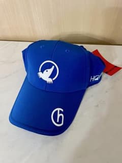 【新品・未使用】 HONMA 本間ゴルフ キャップ ブルー ゴルフ帽子 タグ付きのサムネイル