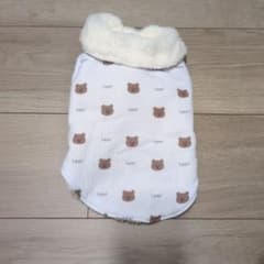 犬用 ベア柄 フード付きベストのサムネイル
