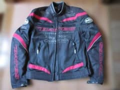 BATES Leathers メッシュジャケット ブラック レッド Lサイズ - メルカリ
