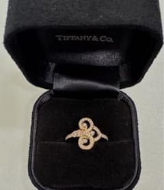 ティファニー K18 ダイヤリング アイリスデザイン サイズ50 - メルカリ