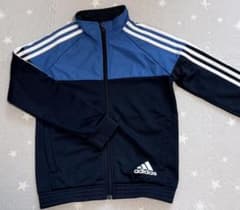 adidas ジャージ ネイビー ブルー　130サイズのサムネイル