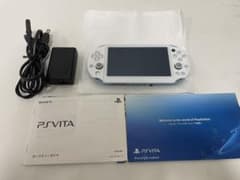 【美品\完品】psvita2000 ライトブルーホワイトのサムネイル