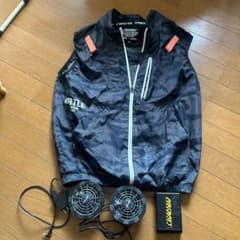 BURTLE AIRCRAFT 空調服 Lサイズ カモフラ柄フルセットのサムネイル