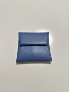 エルメス HERMES バスティア ヴォーエプソン コインケース ブルー