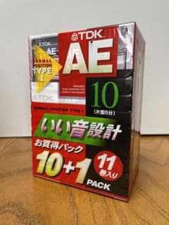 TDK AE-10X11F 11巻入り1セット 未使用品 カセットのサムネイル