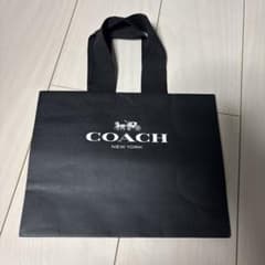 COACH 黒 ショッピングバッグ 中型のサムネイル