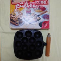 パール金属 たこ焼き器 たこ八くん 12穴   鋳物のサムネイル
